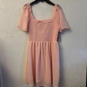 Baby Pink smocked dress
